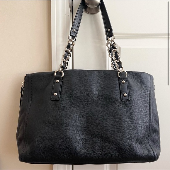 KATE SPADE black leather tote bag - Picture 3 of 14